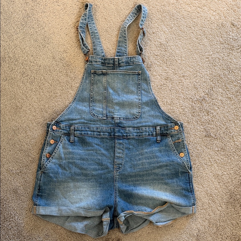 Old Navy Light Blue Denim Overalls